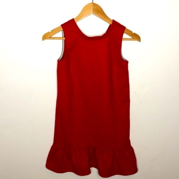Vineyard Vines Drop Waist Pointe Dress Red M (10-12) - Picture 1 of 11